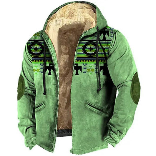 Suéter Hoodie Bejirog con Estampado a Rayas para Hombre - Image 8