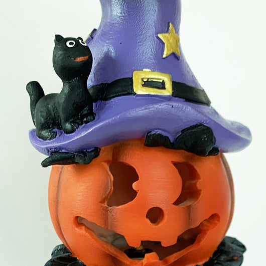 Linterna Solar de Calabaza Halloween - Decoración de Resina Artesanal para Jardín - Image 17