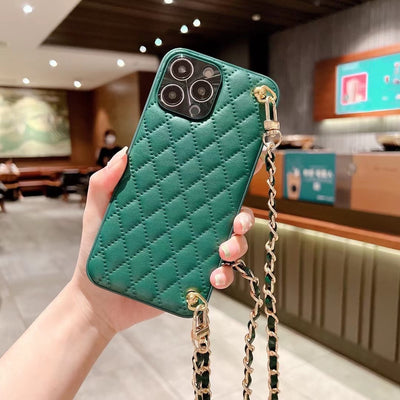 Funda Crossbody Protectora con Diseño Cuadriculado Diamante - Image 15