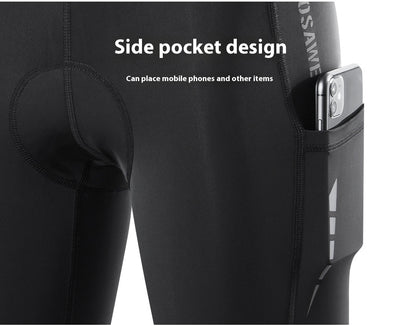 Pantalones Ciclistas con Cojinete de Silicona Transpirable de Secado Rápido - Image 31