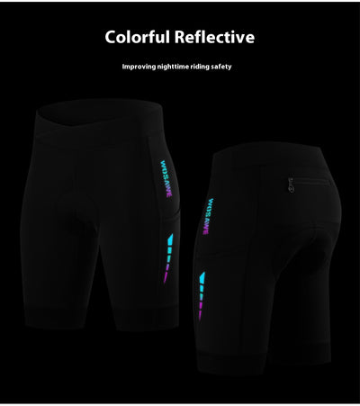 Pantalones Ciclistas con Cojinete de Silicona Transpirable de Secado Rápido - Image 38