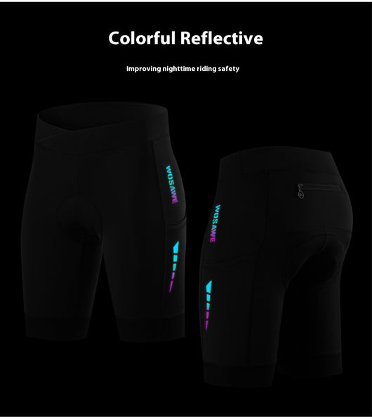 Pantalones Ciclistas con Cojinete de Silicona Transpirable de Secado Rápido - Image 38