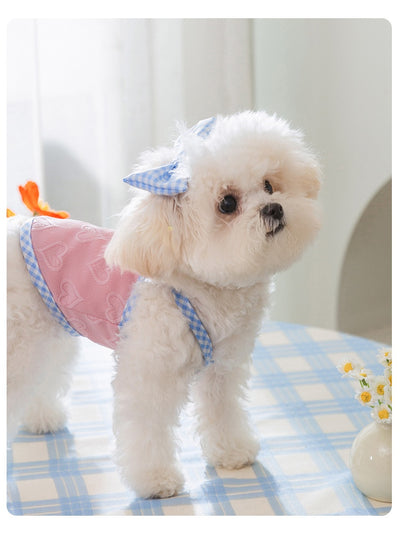 Chaleco Arnés con Moño y Textura Alivio Cardíaco para Perros Pequeños - Image 26