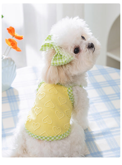 Chaleco Arnés con Moño y Textura Alivio Cardíaco para Perros Pequeños - Image 27