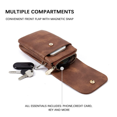 Bolso Mensajero de Cuero PU Premium para Hombre - Image 12