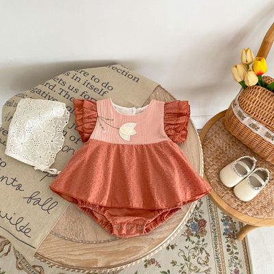 Vestido Princesa Niña Verano con Bordado Coreano - Enterizo Elegante - Image 52