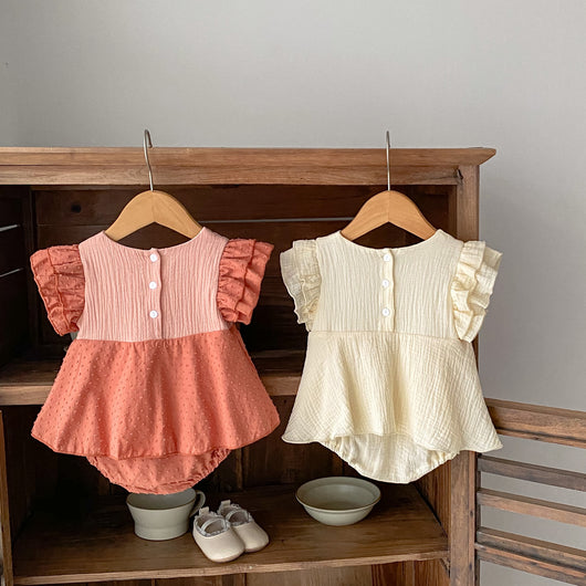 Vestido Princesa Niña Verano con Bordado Coreano - Enterizo Elegante - Image 56