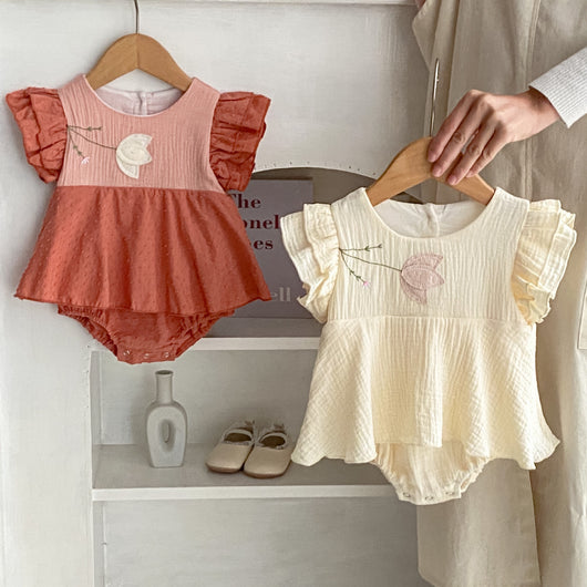 Vestido Princesa Niña Verano con Bordado Coreano - Enterizo Elegante - Image 59
