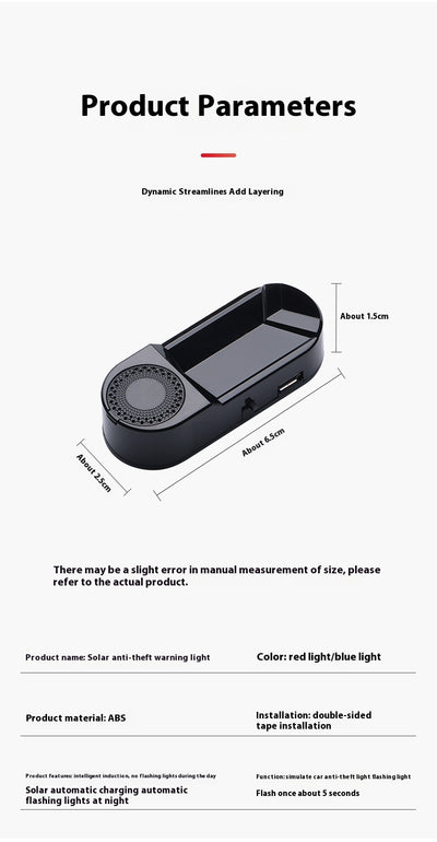 Luz de Advertencia Solar para Auto con Aromaterapia - Image 22