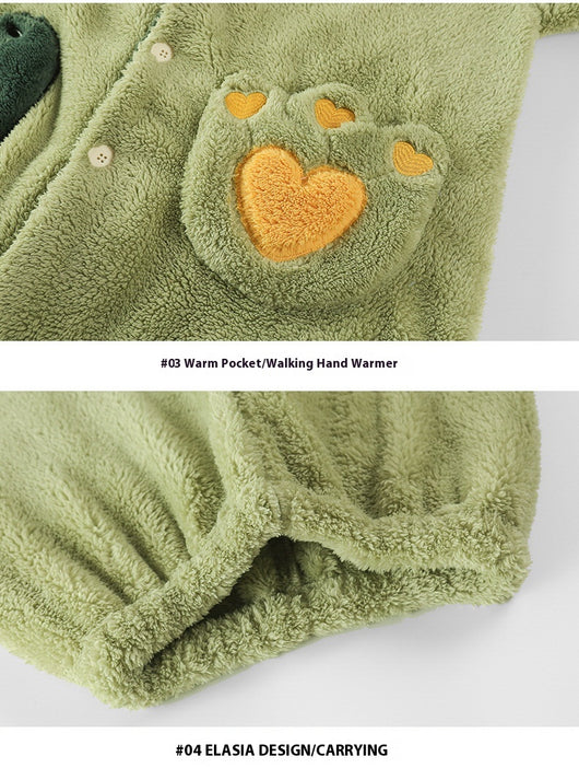 Bata Térmica de Franela para Parejas - Talla Grande Coral Fleece Invierno - Image 30