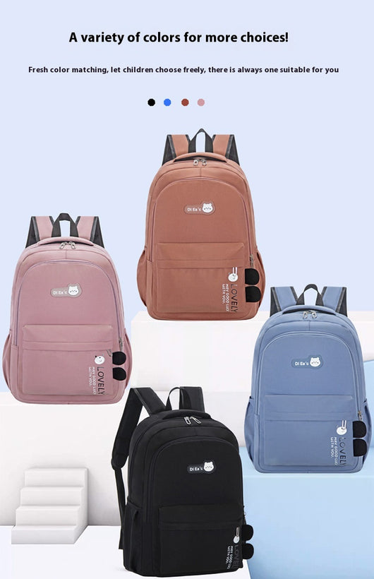 Mochila Escolar de Gran Capacidad Multifuncional - Diseño Casual y Moderno - Image 26