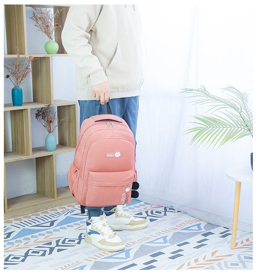 Mochila Escolar de Gran Capacidad Multifuncional - Diseño Casual y Moderno - Image 33