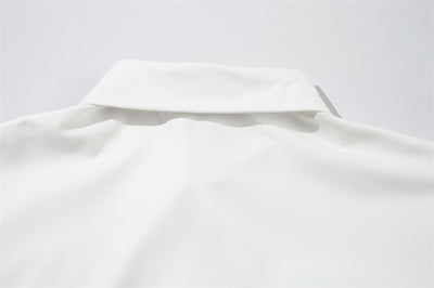 Camisa Plisada Suelta de Manga Larga para Hombre - Diseño Moderno y Elegante - Image 23