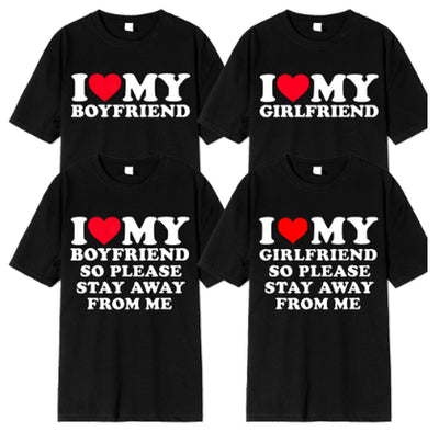 Playera Mujer Estampado I Love My Boyfriend - Algodón Suave Cuello Redondo - Image 11
