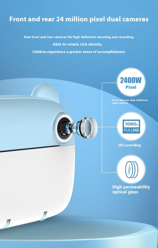Cámara Digital Infantil Doble Lente - Réflex Portátil para Niños - Image 25