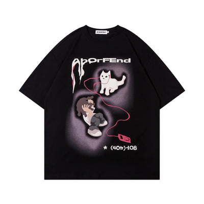 Camiseta Cuello Redondo Manga Corta Unisex Holgada - Image 15