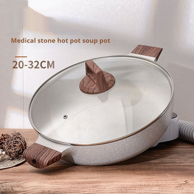 Olla para Sopa de Acero Inoxidable Gran Capacidad con Piedra de Arroz - Image 25