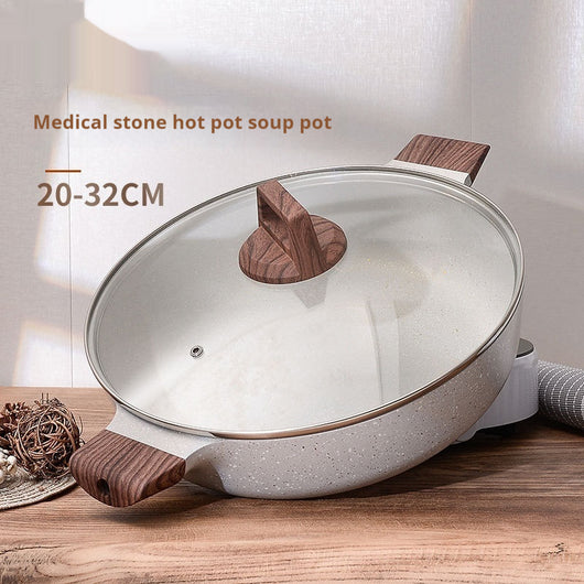 Olla para Sopa de Acero Inoxidable Gran Capacidad con Piedra de Arroz - Image 25