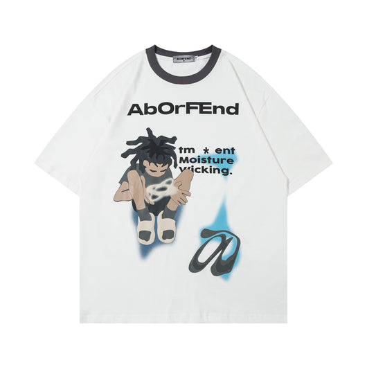 Playera de Pareja Suelta y Moderna para Él y Ella - Image 18