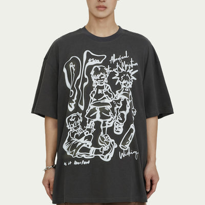 Camiseta Suelta Unisex de Moda Casual - Image 15