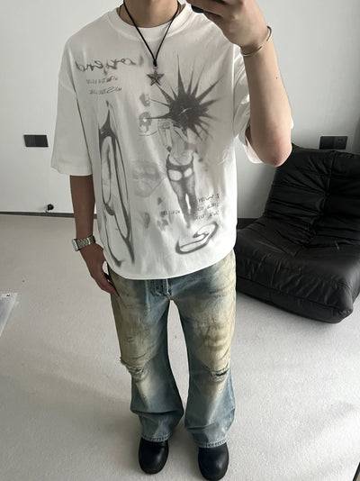 Playera Estampada Fuzzy 250g Manga Corta Premium - Image 14