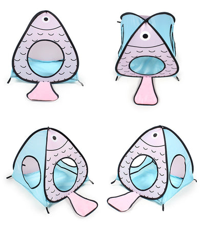 Carpa Plegable para Gatos con Túnel Interactivo - Image 7