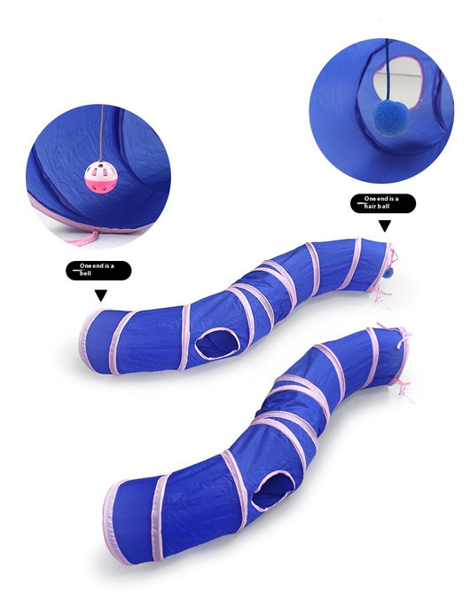 Carpa Plegable para Gatos con Túnel Interactivo - Image 9