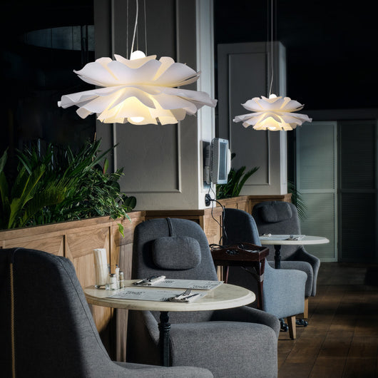 Lámparas Florales Minimalistas Nórdicas para Restaurantes Modernos - Image 10