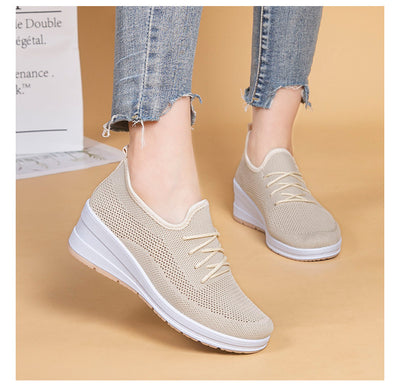 Tacones Cuña Plataforma Respirable con Malla para Mujer - Image 20