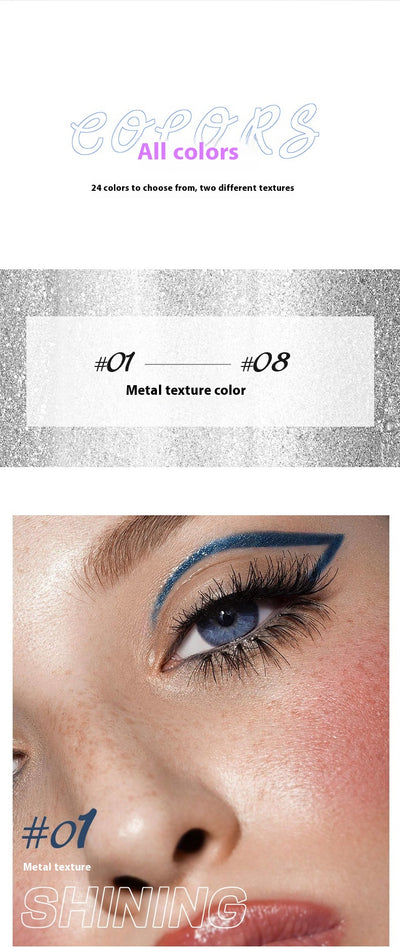 Delineador de Ojos 24 Colores Waterproof de Secado Rápido Ultra Preciso - Image 70