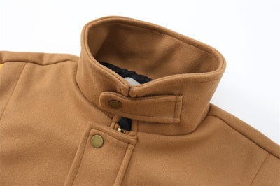 Chaqueta Deportiva Beisbolera Hombre con Contraste de Piel PU - Image 33