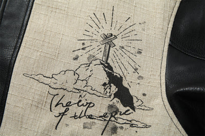 Chaqueta Suelta Estilo Retro Americano con Estampado de Alas de Ángel - Image 38