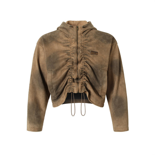 Chamarra con Capucha Estilo Punk Vintage Desgastado - Image 32