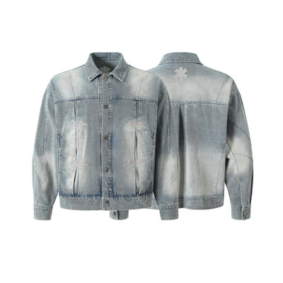 Chaqueta Denim Punk Heavy Industry Lavado Vintage para Hombre - Image 20