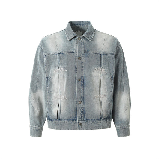Chaqueta Denim Punk Heavy Industry Lavado Vintage para Hombre - Image 23