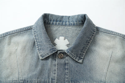 Chaqueta Denim Punk Heavy Industry Lavado Vintage para Hombre - Image 27