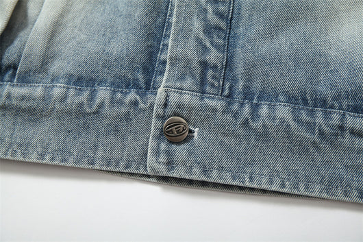 Chaqueta Denim Punk Heavy Industry Lavado Vintage para Hombre - Image 29