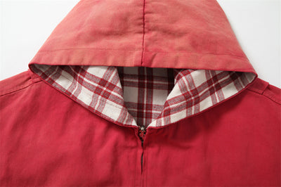 Chaqueta Reversible Hombre Diseño Cuadros Estampado Digital Moda Europea - Image 48