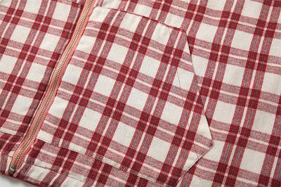 Chaqueta Reversible Hombre Diseño Cuadros Estampado Digital Moda Europea - Image 52