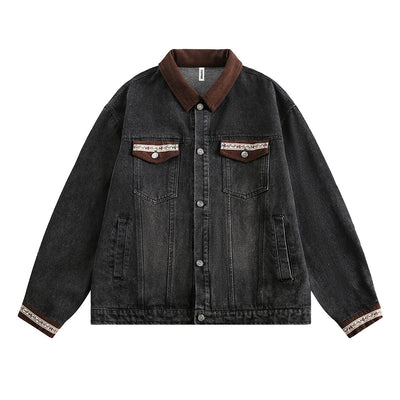 Chaqueta Denim Punk Oversized con Desgastes - Image 25