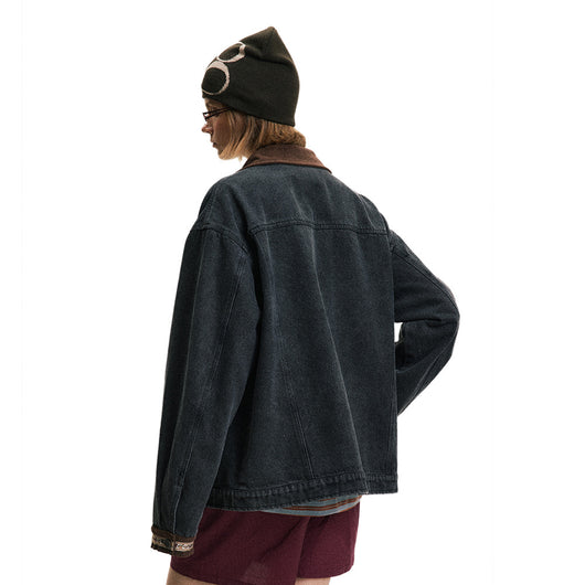 Chaqueta Denim Punk Oversized con Desgastes - Image 28