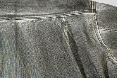 Camisa Vaquera Desgastada de Estilo Industrial para Hombre - Image 20