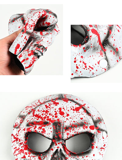 Máscara Calavera 3D de Espuma PU Blanda con Efecto Sangre - Halloween y Día de Muertos - Image 12