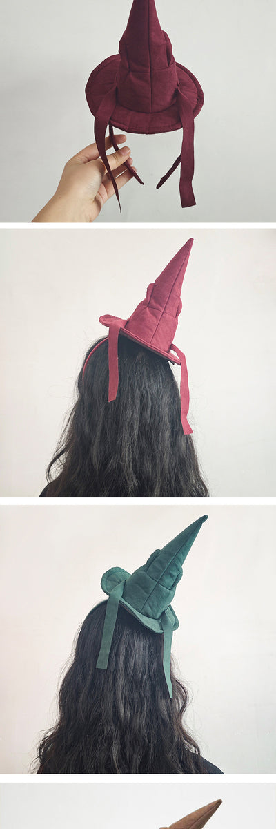 Diadema Sombrero de Bruja Mágico para Fotos de Fiesta de Halloween - Image 23