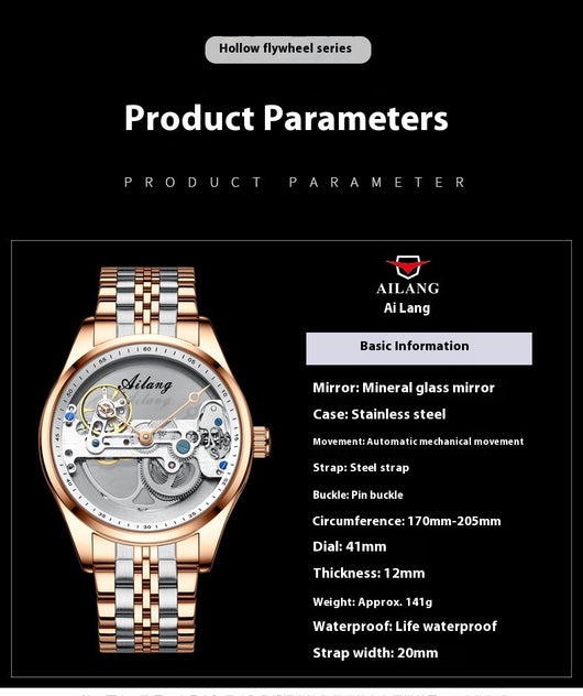 Reloj Mecánico Automático de Hueco Generacional - Image 33