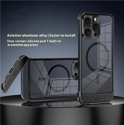 Funda para Teléfono con Marco de Metal Minimalista y Transpirable - Image 7