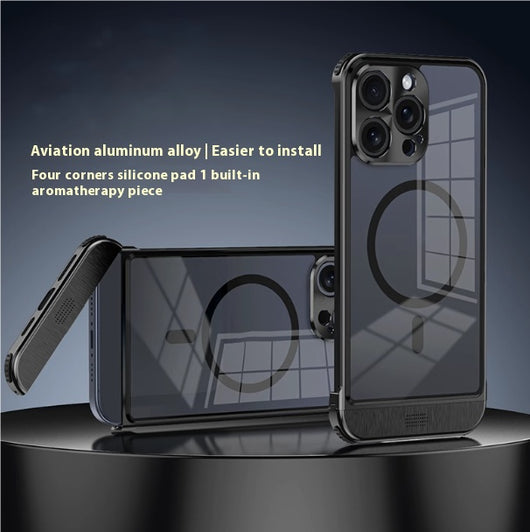 Funda para Teléfono con Marco de Metal Minimalista y Transpirable - Image 7