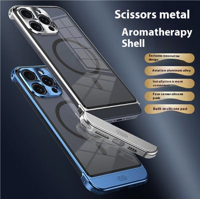 Funda para Teléfono con Marco de Metal Minimalista y Transpirable - Image 9