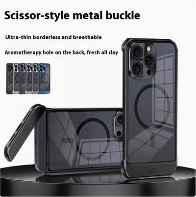 Funda para Teléfono con Marco de Metal Minimalista y Transpirable - Image 12