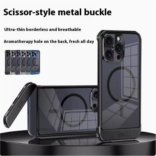 Funda para Teléfono con Marco de Metal Minimalista y Transpirable - Image 12